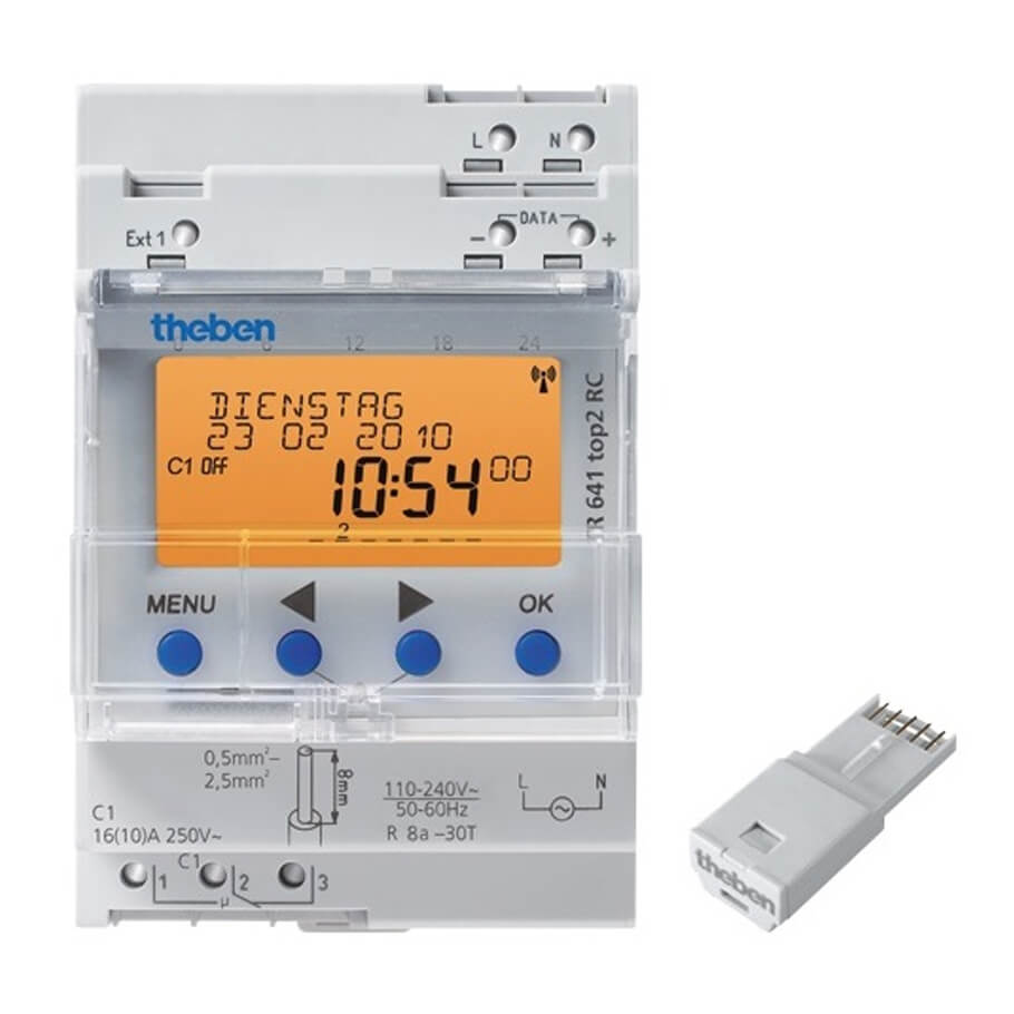 Công tắc hẹn giờ kỹ thuật số THEBEN TR 641 top2